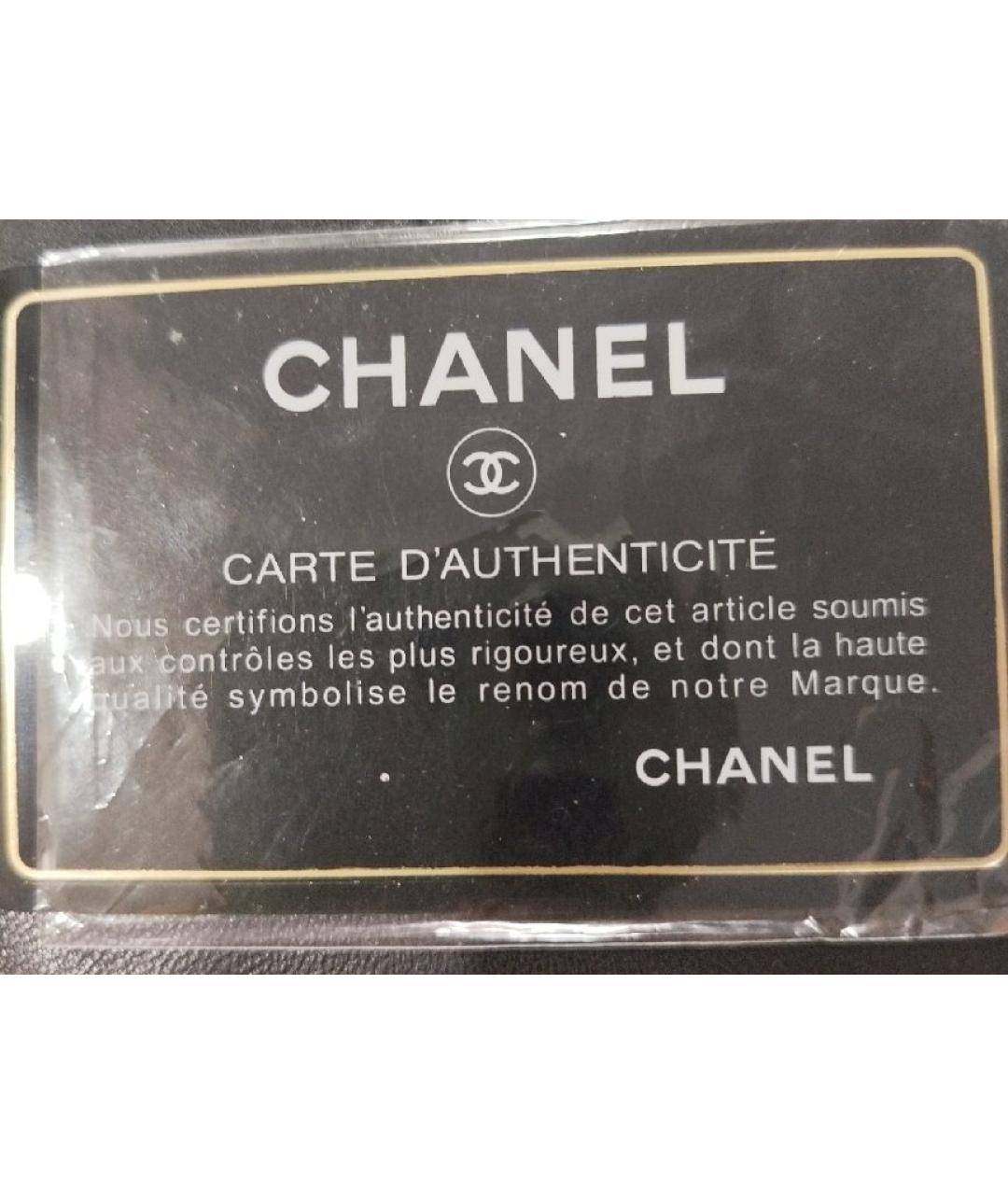 CHANEL Черная кожаная сумка через плечо, фото 4
