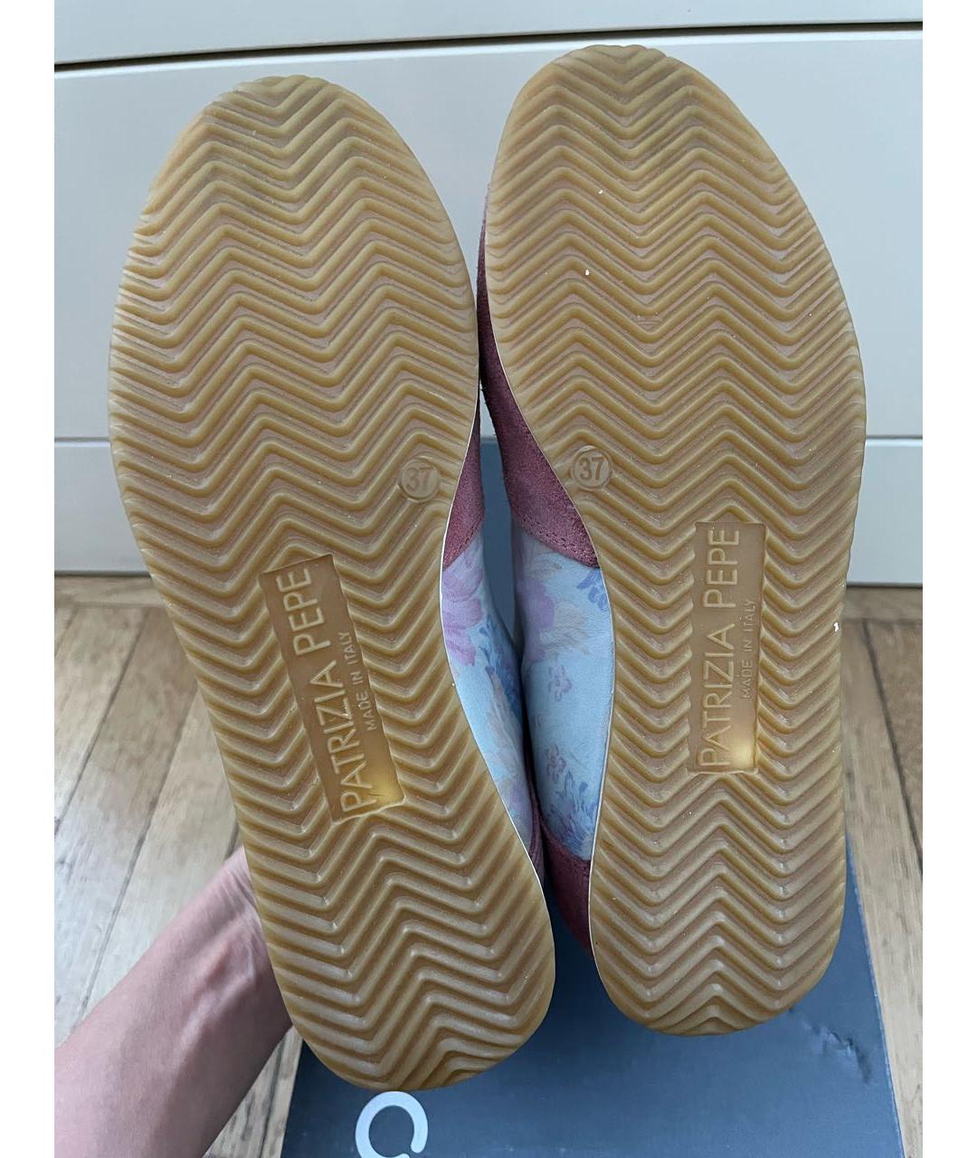 PATRIZIA PEPE Розовые кроссовки, фото 5