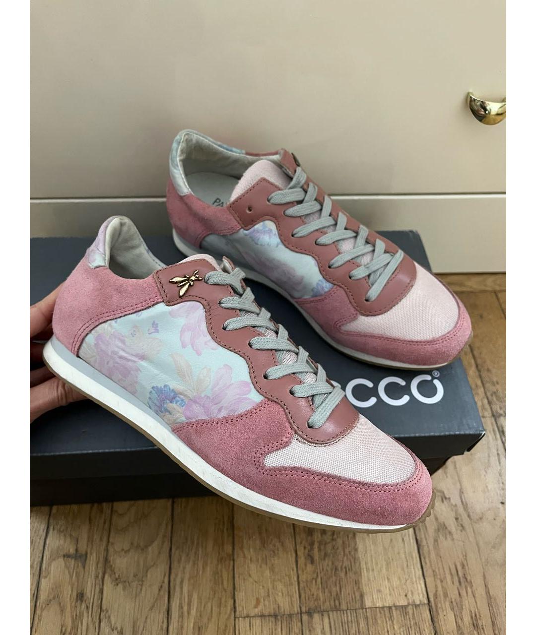 PATRIZIA PEPE Розовые кроссовки, фото 4