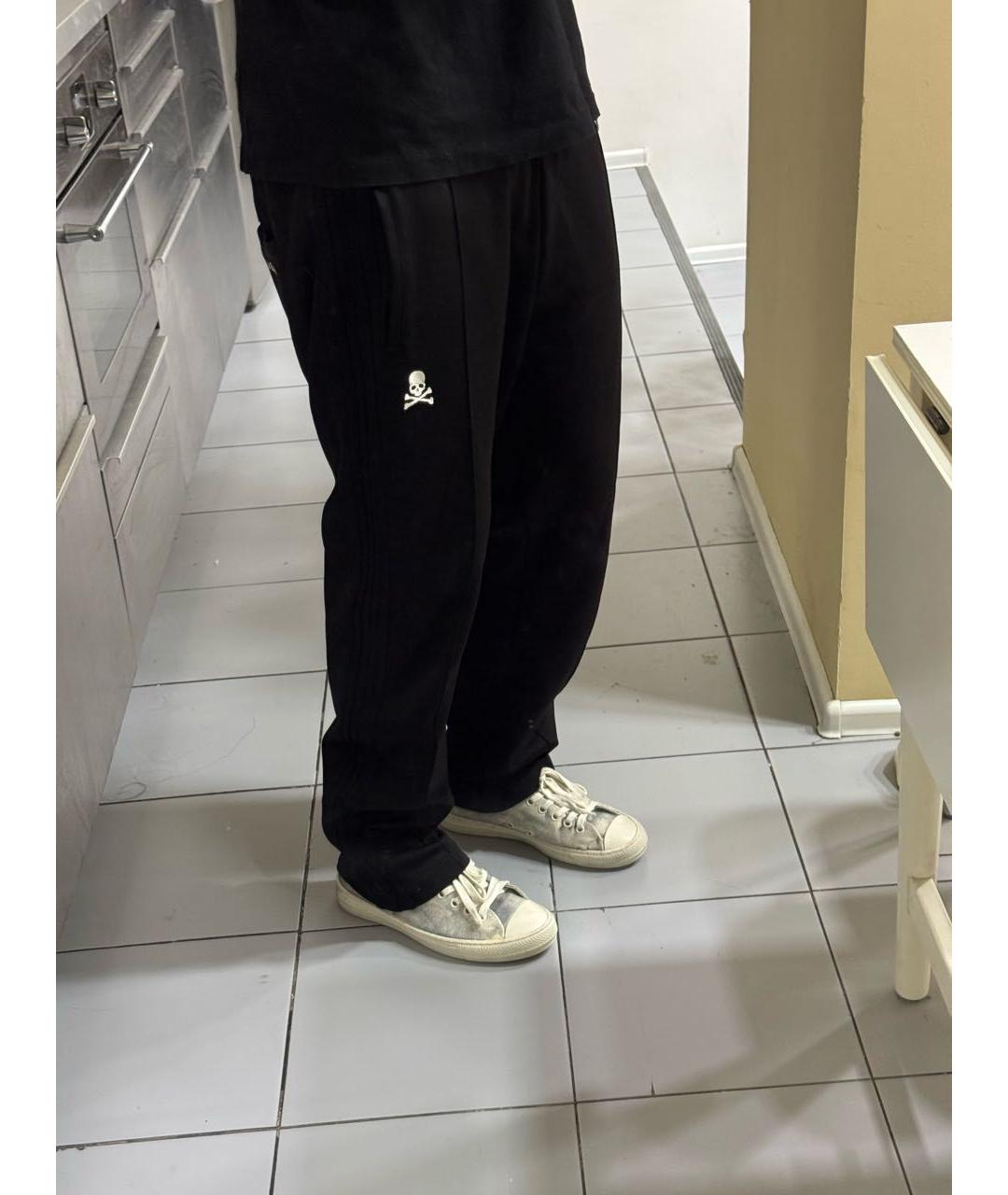 MASTERMIND JAPAN Черные повседневные брюки, фото 4