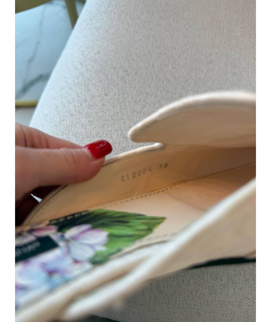 DOLCE&GABBANA Мульти текстильные сабо, фото 3