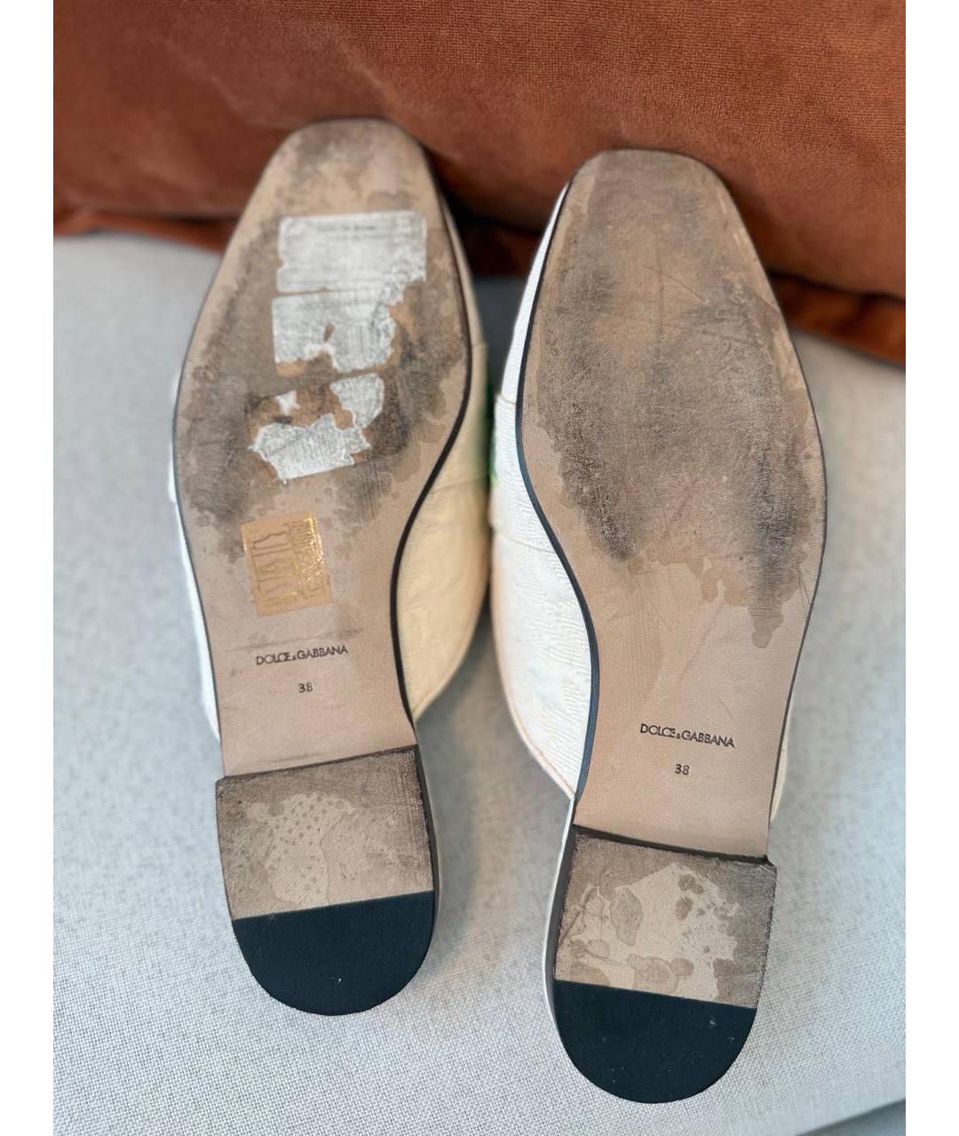 DOLCE&GABBANA Мульти текстильные сабо, фото 4