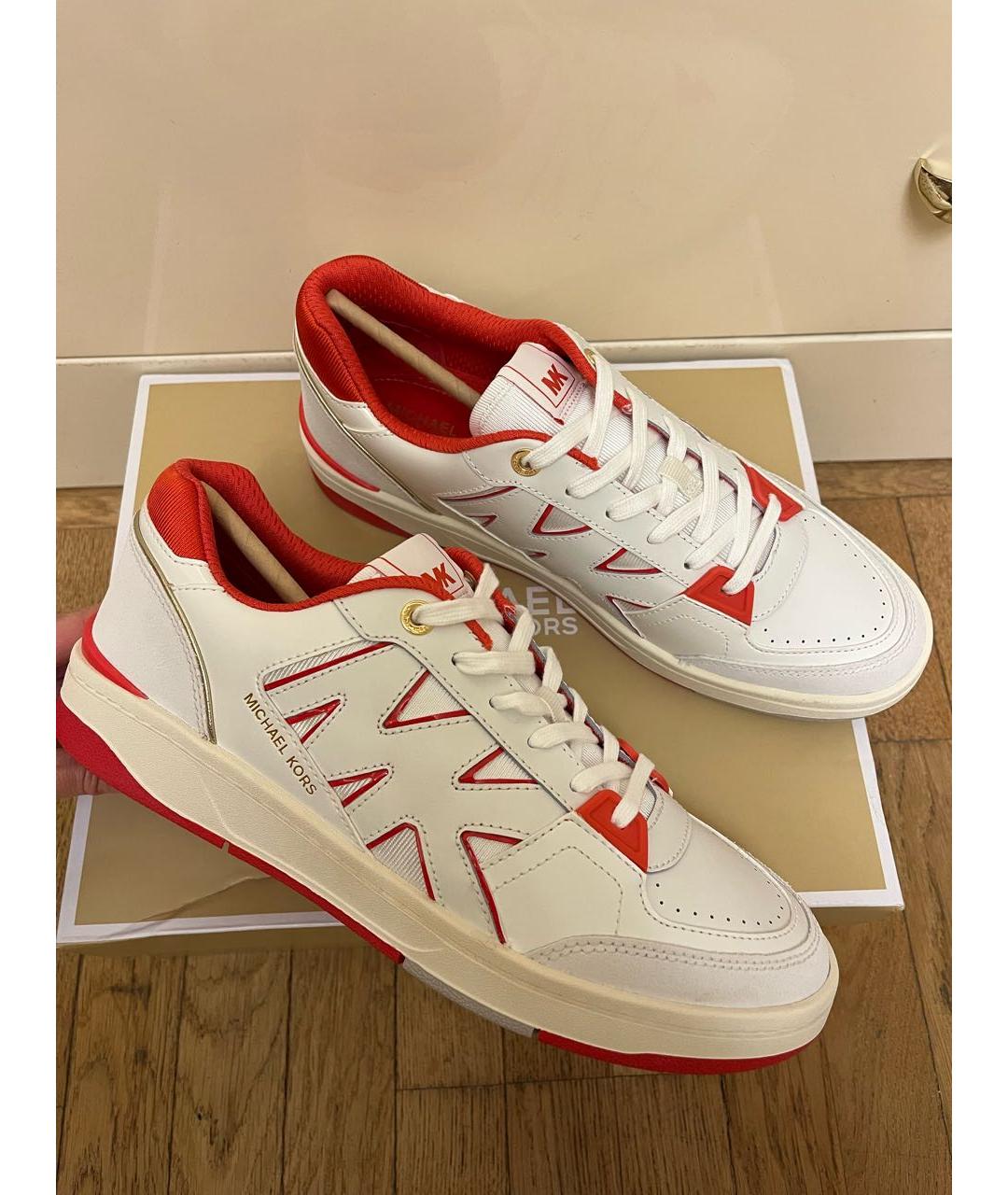 MICHAEL MICHAEL KORS Мульти кожаные кеды, фото 2