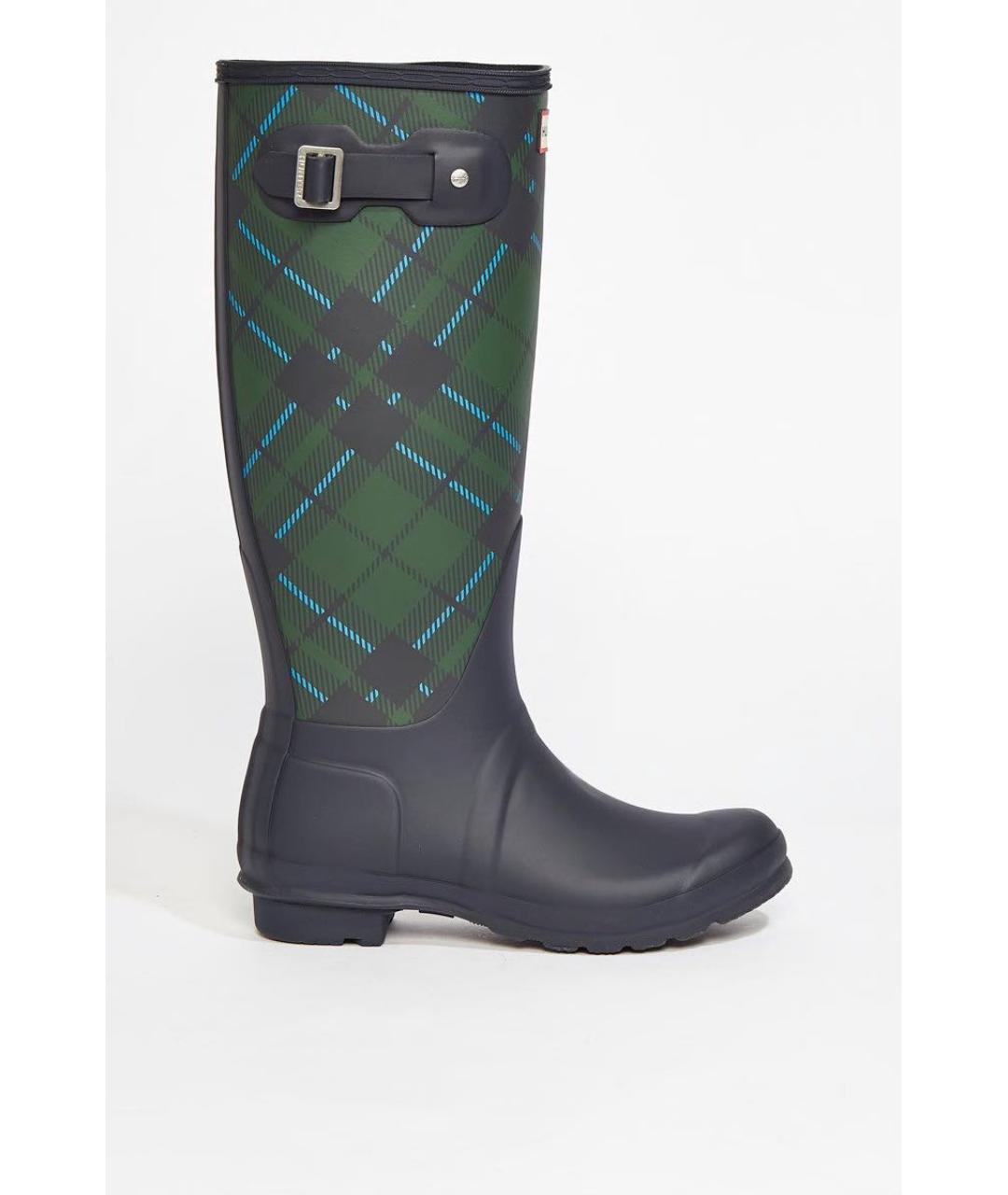 HUNTER Зеленые резиновые сапоги, фото 8