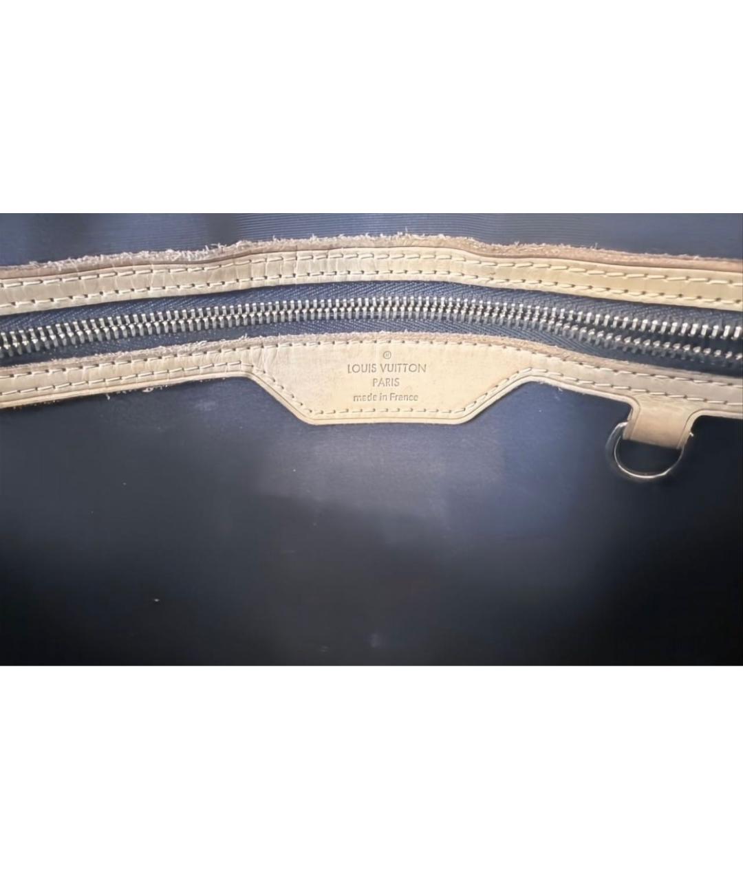 LOUIS VUITTON Бордовая сумка тоут из лакированной кожи, фото 5