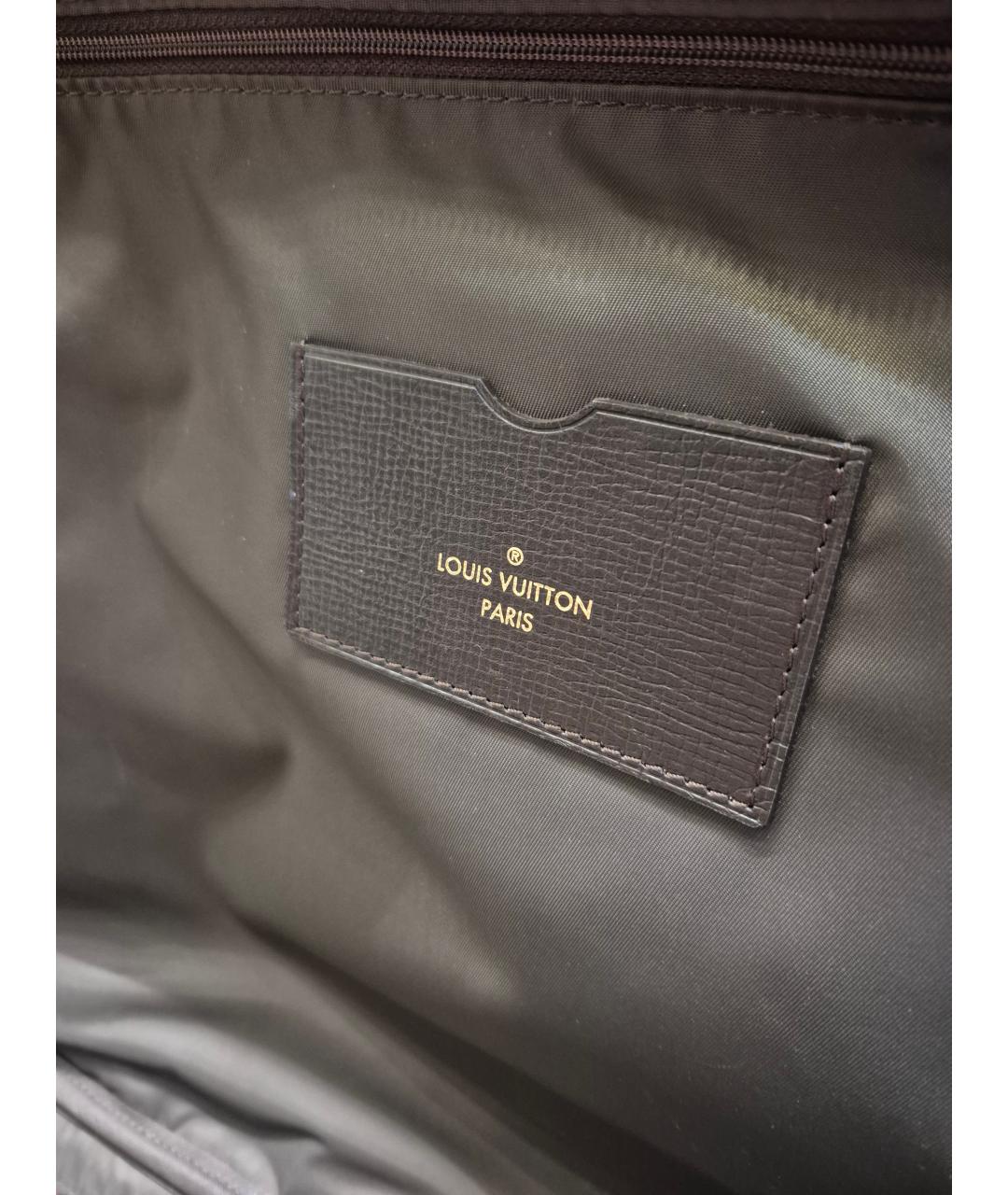 LOUIS VUITTON Коричневый чемодан, фото 6