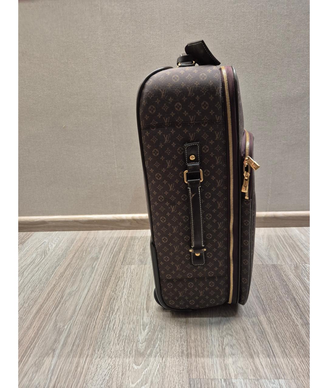 LOUIS VUITTON Коричневый чемодан, фото 2