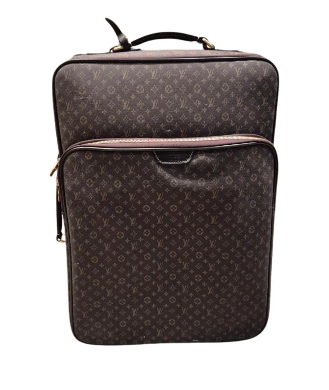 LOUIS VUITTON Коричневый чемодан, фото 1