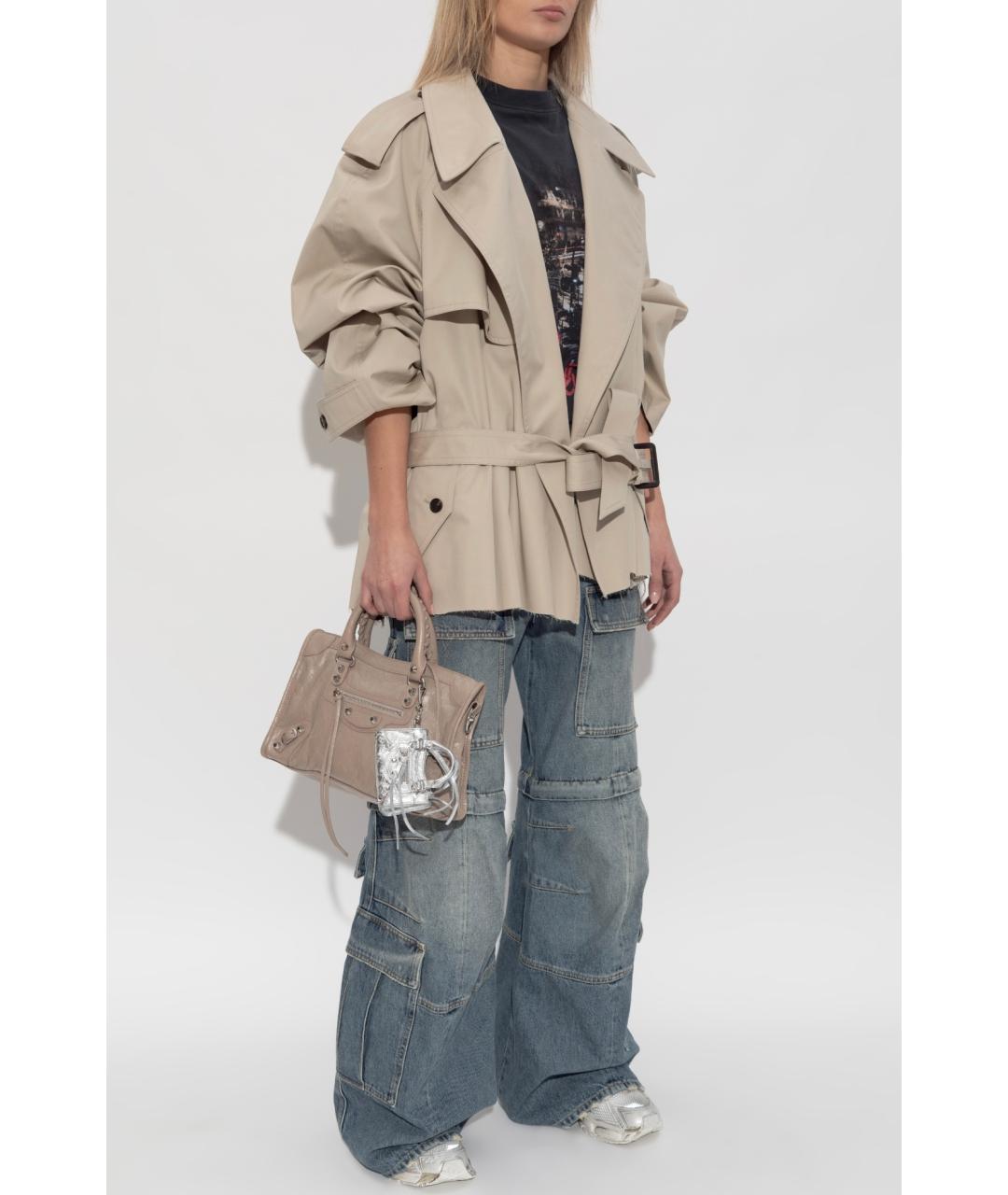 BALENCIAGA Бежевая хлопковая куртка, фото 5