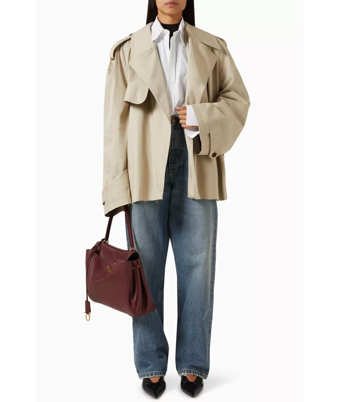 BALENCIAGA Бежевая хлопковая куртка, фото 3