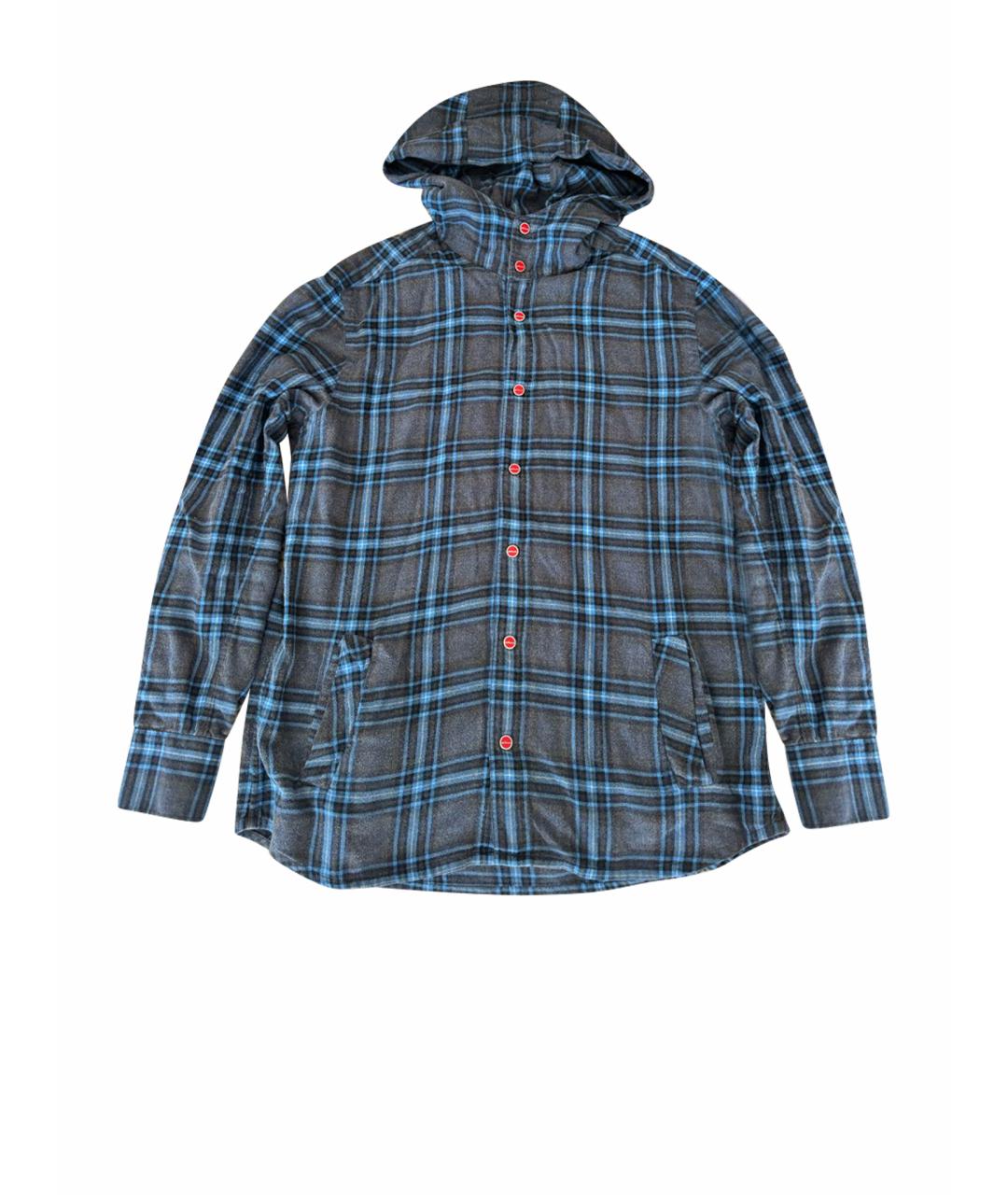 KITON Синяя кэжуал рубашка, фото 1