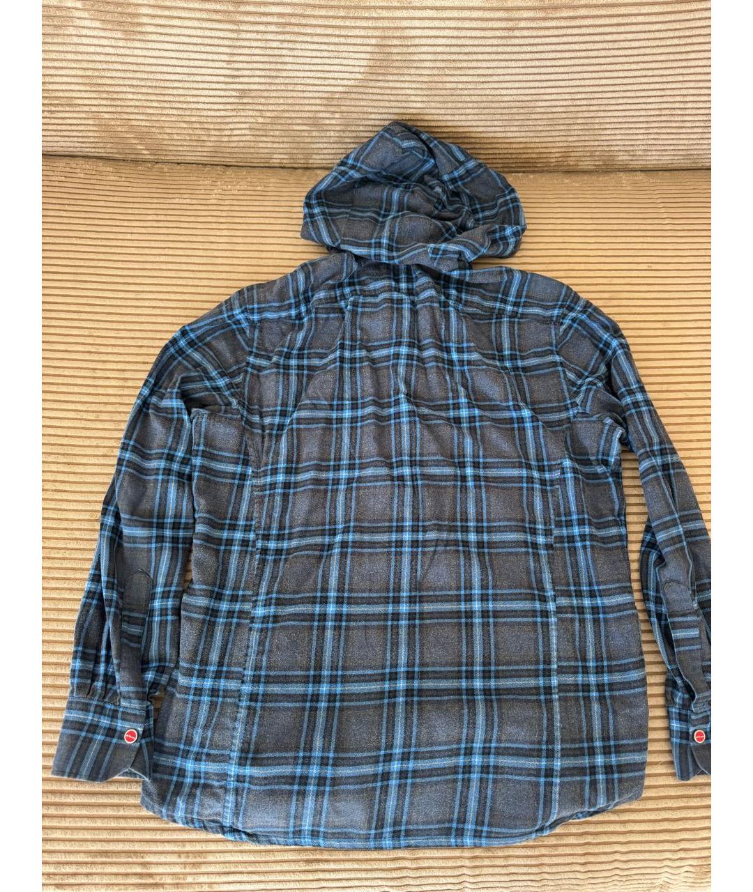 KITON Синяя кэжуал рубашка, фото 2