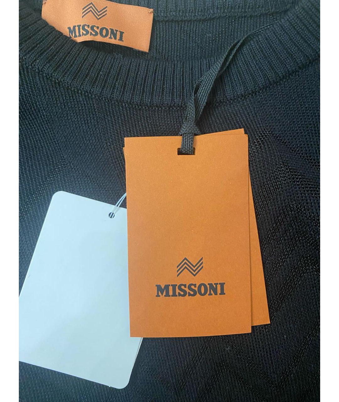 MISSONI Черный шерстяной джемпер / свитер, фото 3