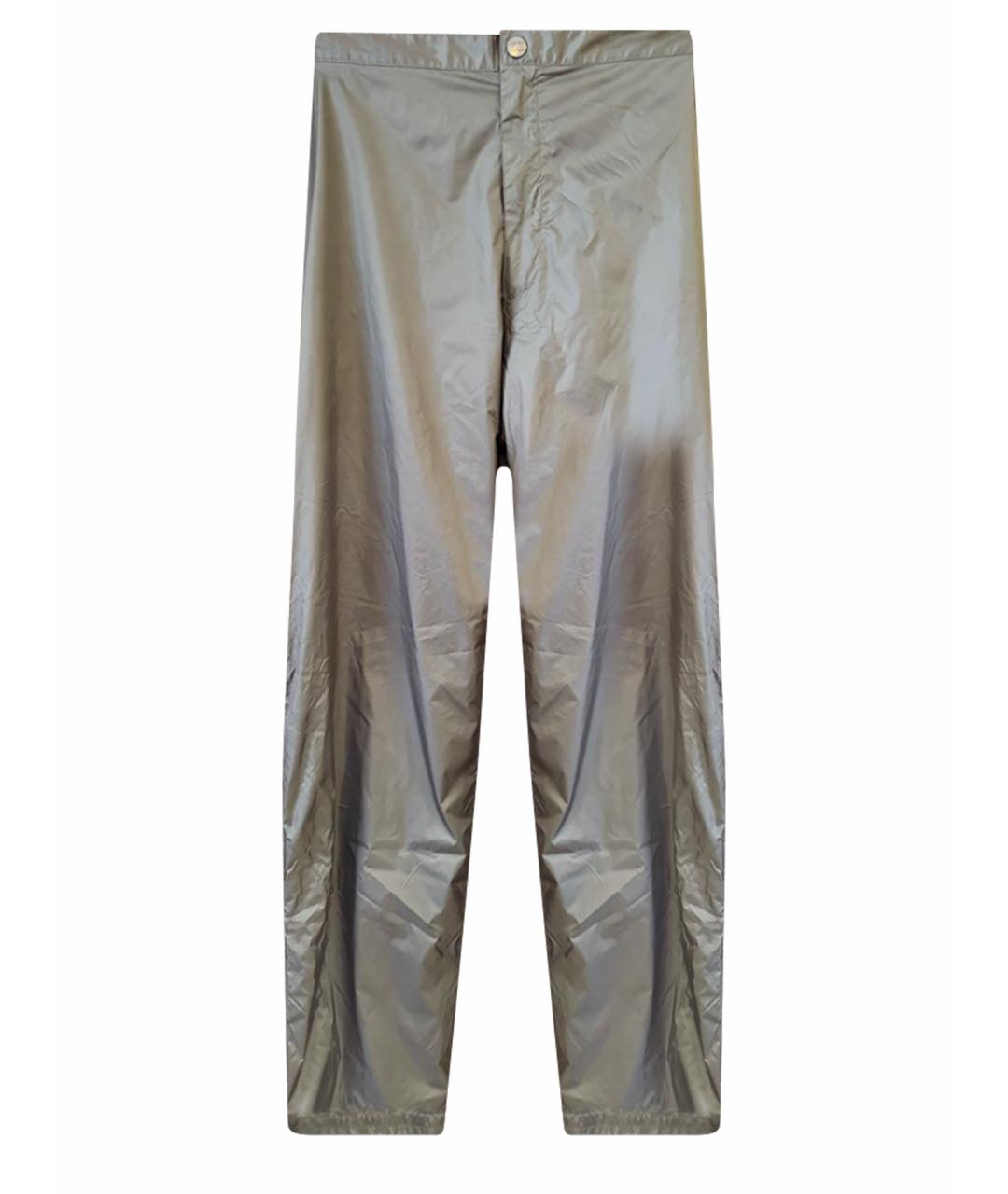 ZEGNA SPORT Хаки полиамидовые повседневные брюки, фото 1