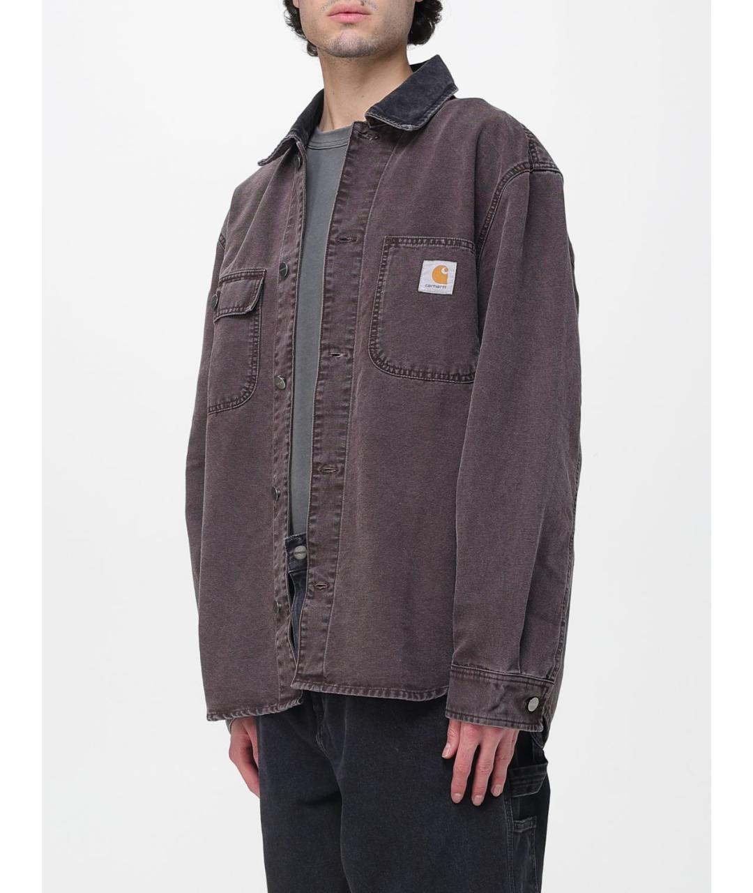 CARHARTT WIP Серая хлопковая куртка, фото 3