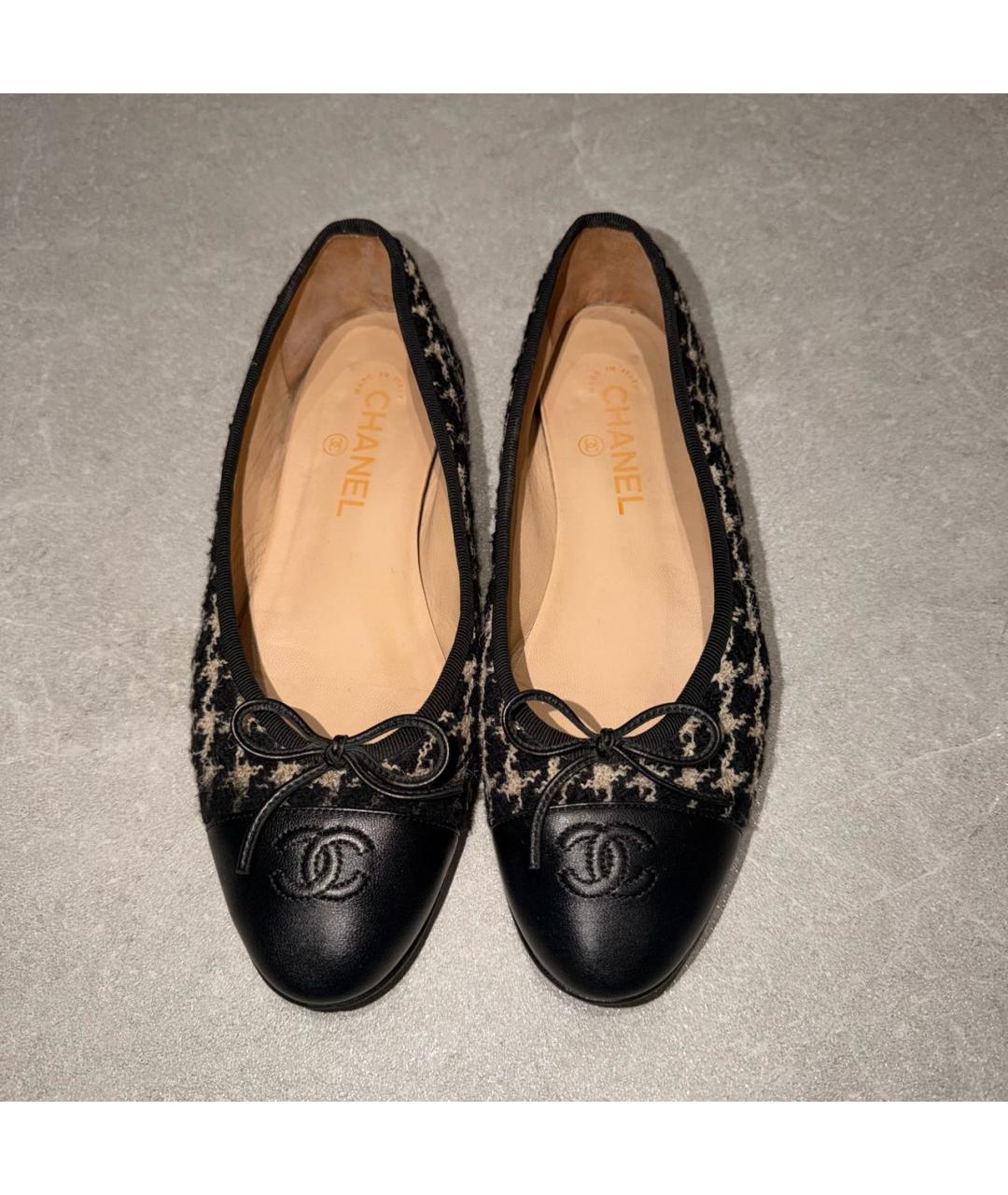 CHANEL Мульти текстильные балетки, фото 2