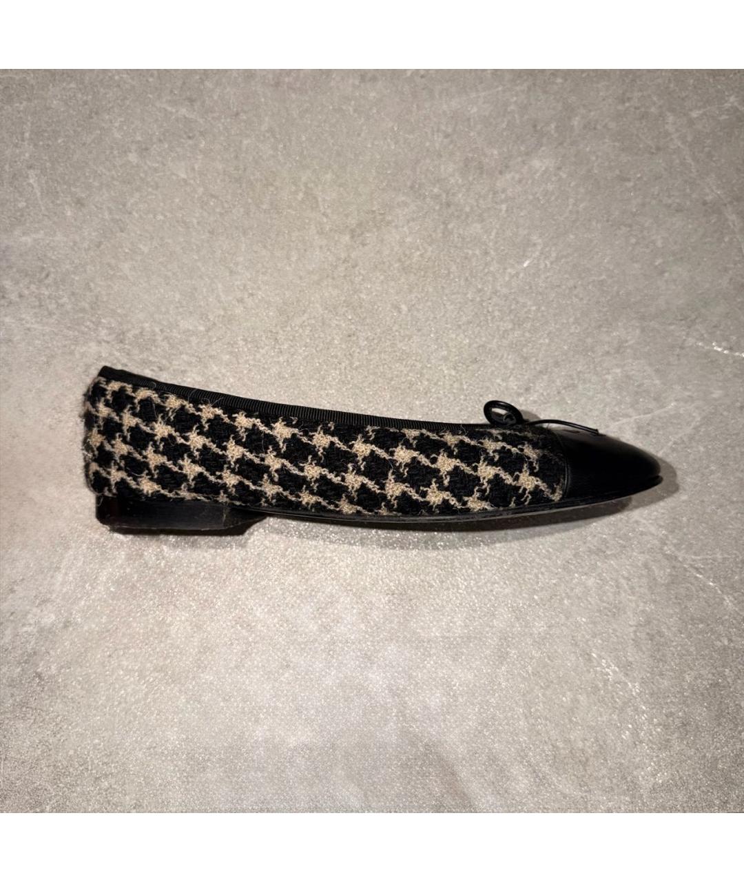 CHANEL Мульти текстильные балетки, фото 5
