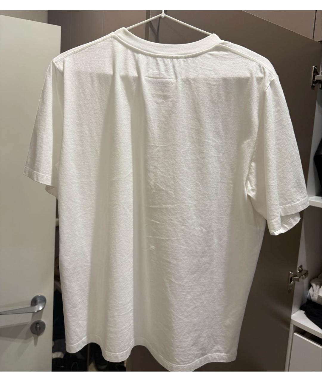 MAISON MARGIELA Белая хлопковая футболка, фото 2