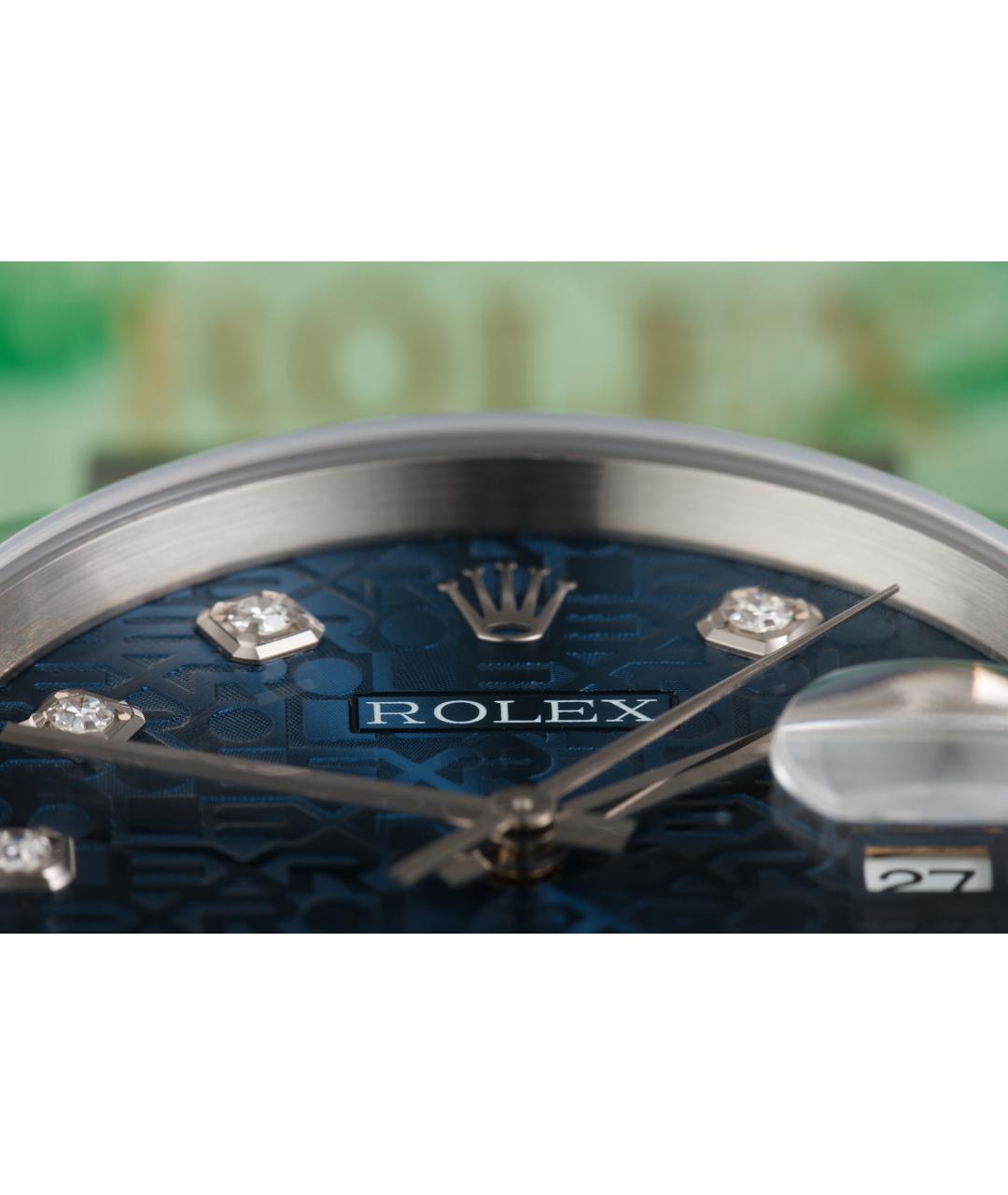 ROLEX Серебряные часы из белого золота, фото 2