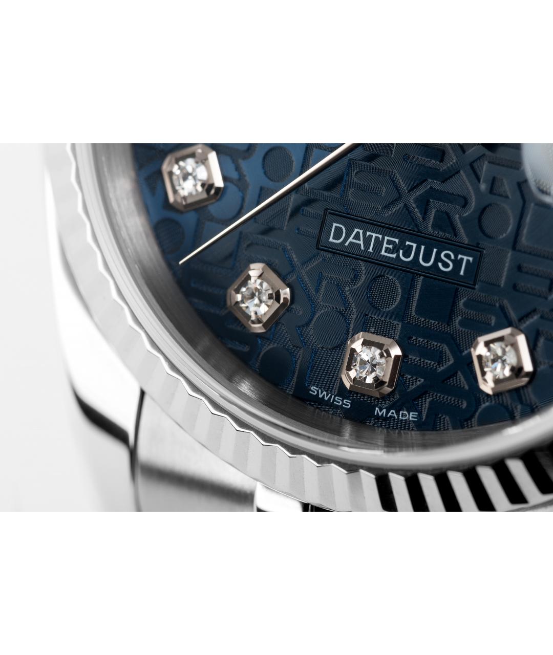 ROLEX Серебряные часы из белого золота, фото 4