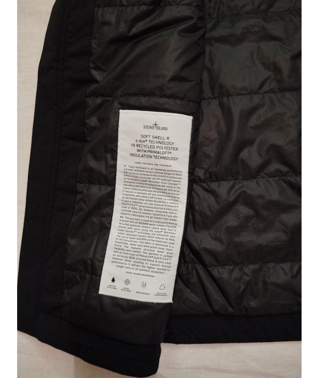 STONE ISLAND Черная куртка, фото 8