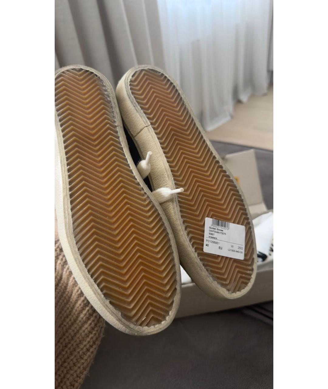 GOLDEN GOOSE DELUXE BRAND Синие замшевые кеды, фото 7