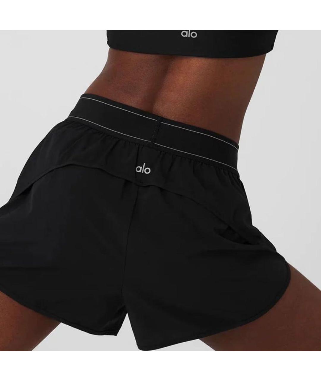 ALO YOGA Черные шорты, фото 3