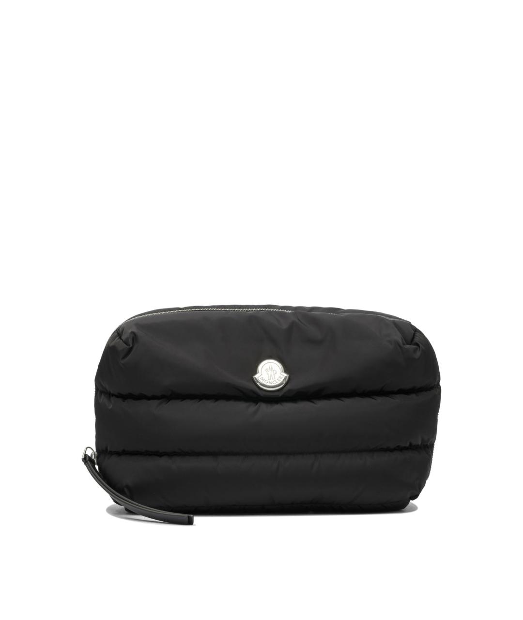 MONCLER Черная тканевая сумка через плечо, фото 1