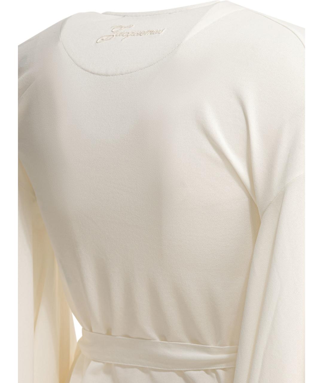 JACQUEMUS Белая полиэстеровая блузы, фото 4