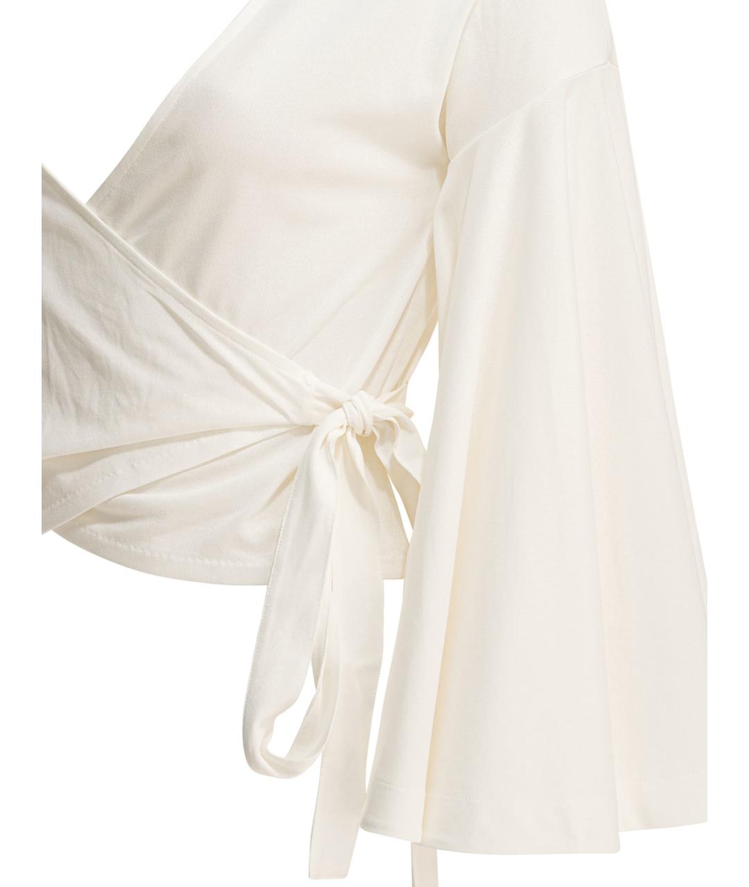 JACQUEMUS Белая полиэстеровая блузы, фото 3