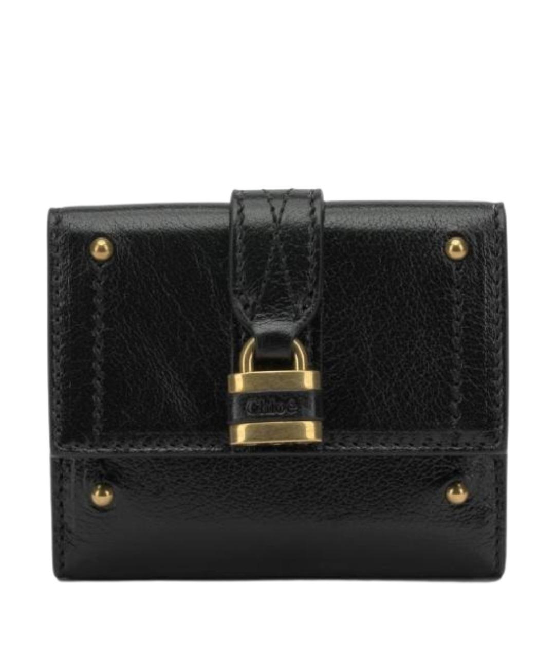 CHLOE Черный кожаный кошелек, фото 1