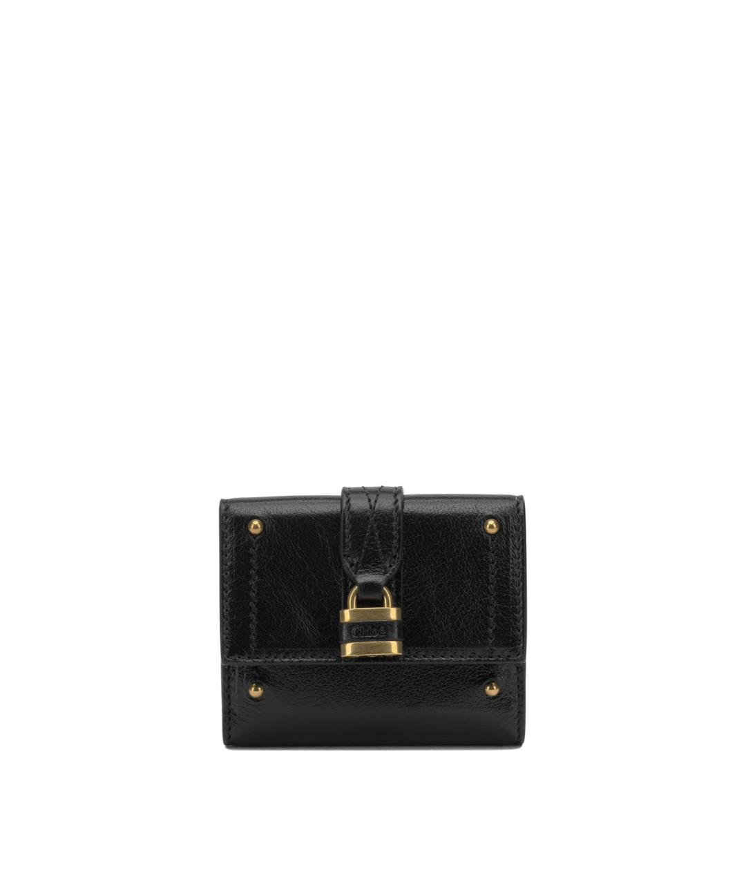 CHLOE Черный кожаный кошелек, фото 6