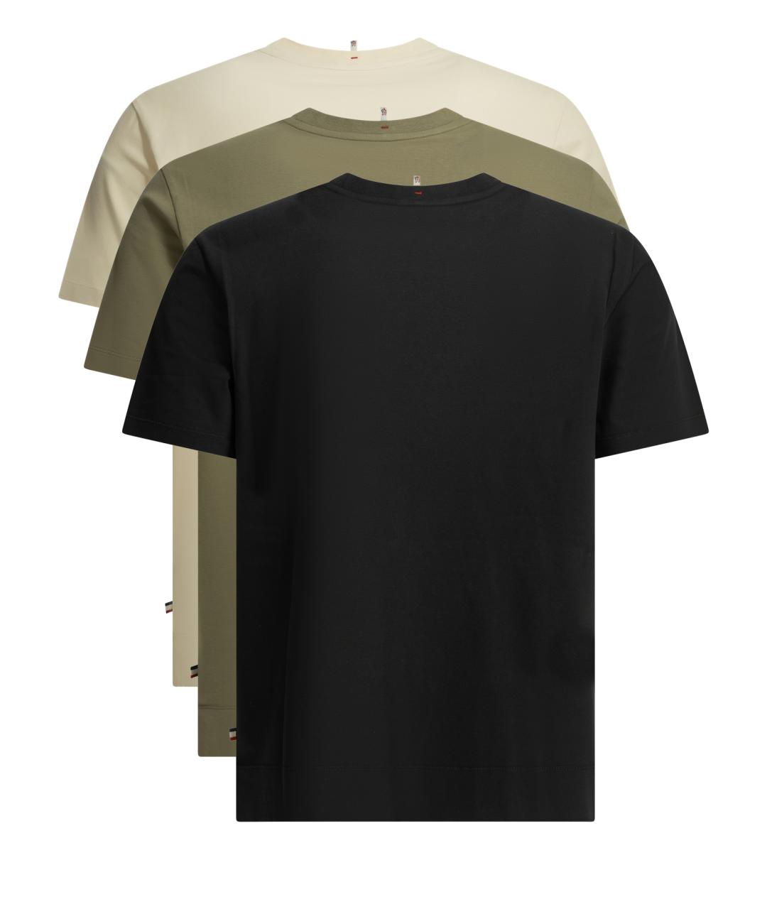 MONCLER GRENOBLE Мульти хлопковая футболка, фото 2