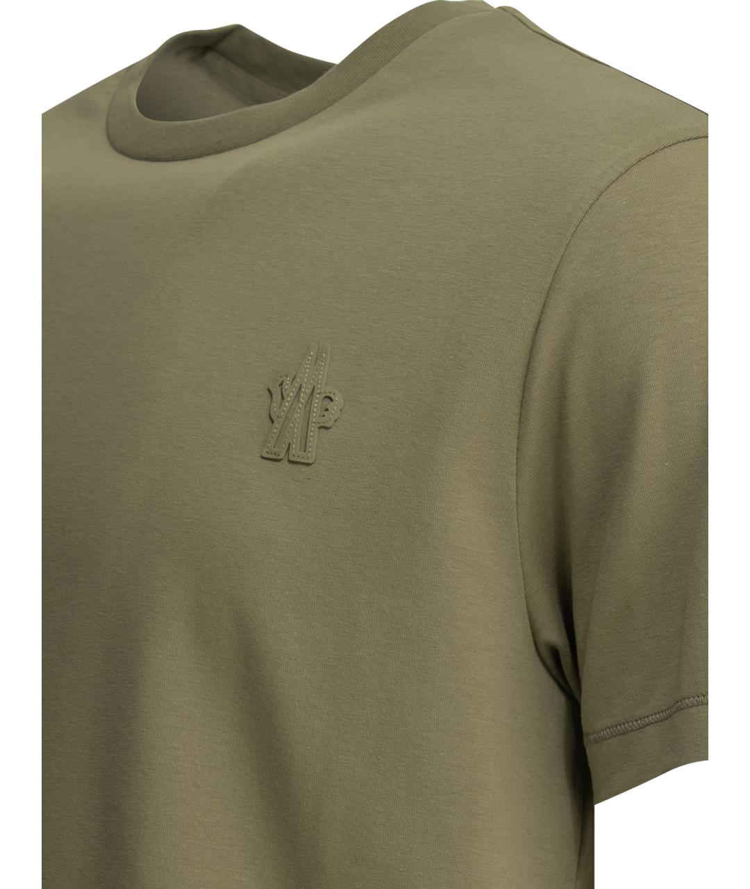 MONCLER GRENOBLE Мульти хлопковая футболка, фото 3