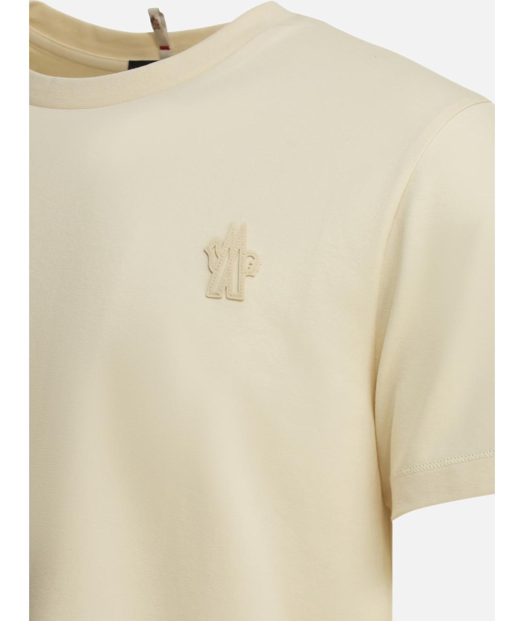 MONCLER GRENOBLE Мульти хлопковая футболка, фото 4