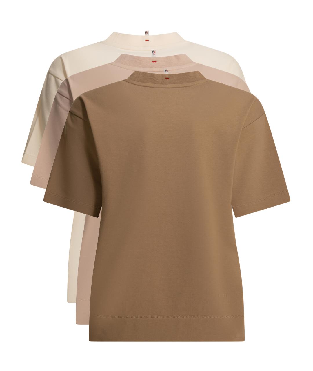 MONCLER GRENOBLE Мульти хлопковая футболка, фото 2