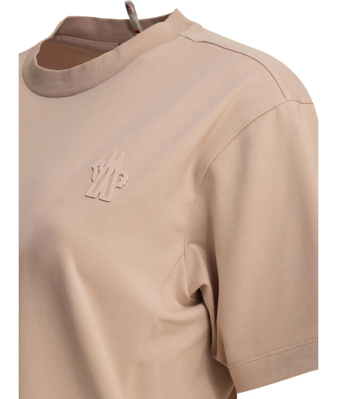 MONCLER GRENOBLE Мульти хлопковая футболка, фото 4