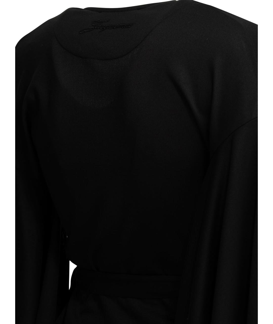 JACQUEMUS Черная полиэстеровая блузы, фото 4