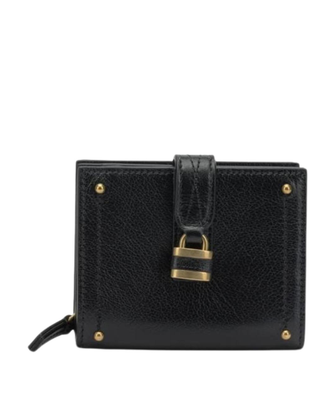 CHLOE Черный кожаный кошелек, фото 1
