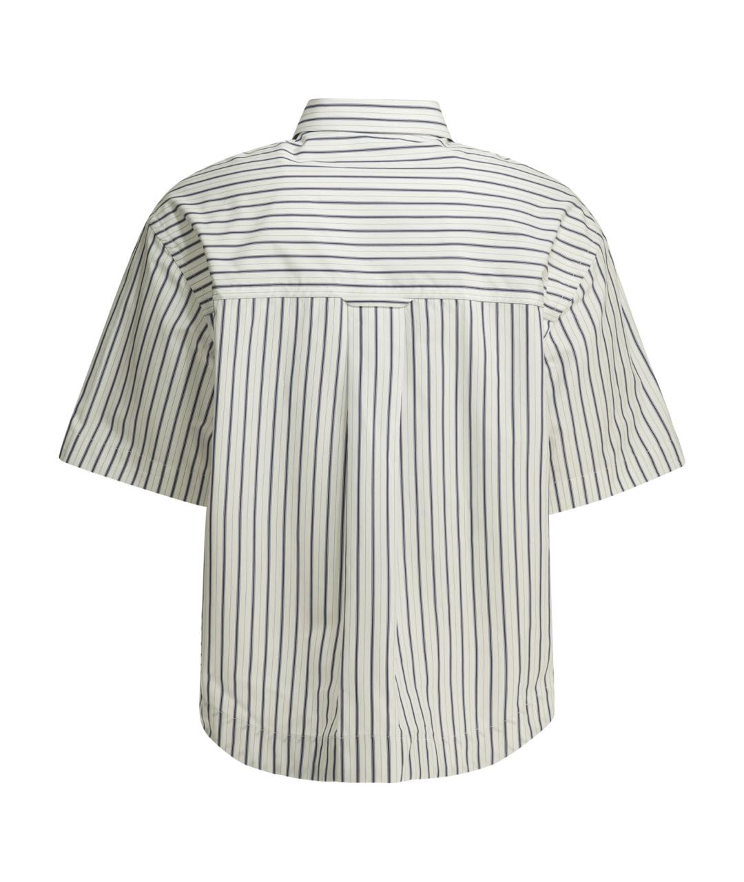 Ami Paris Белая хлопковая кэжуал рубашка, фото 2