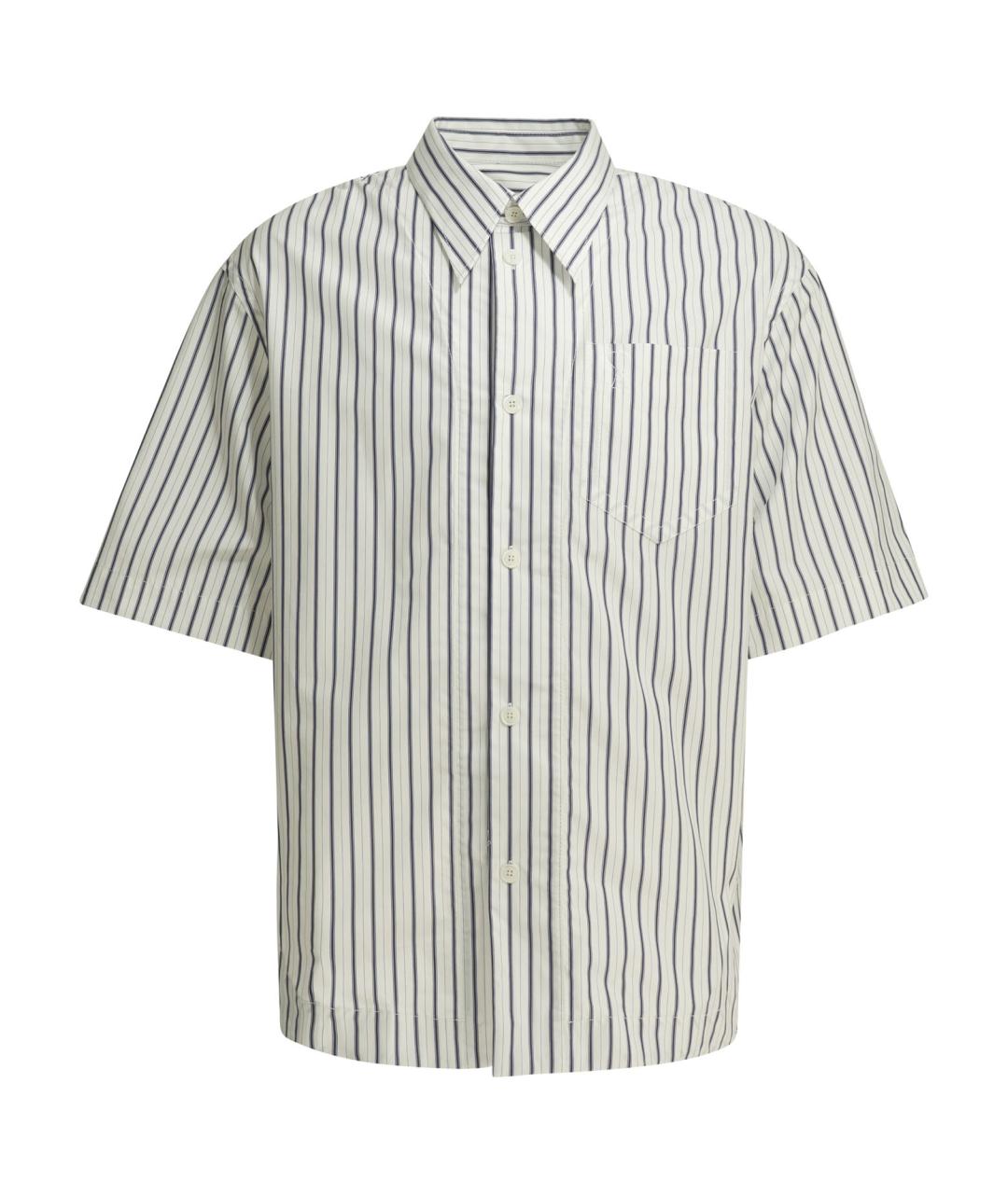 Ami Paris Белая хлопковая кэжуал рубашка, фото 1