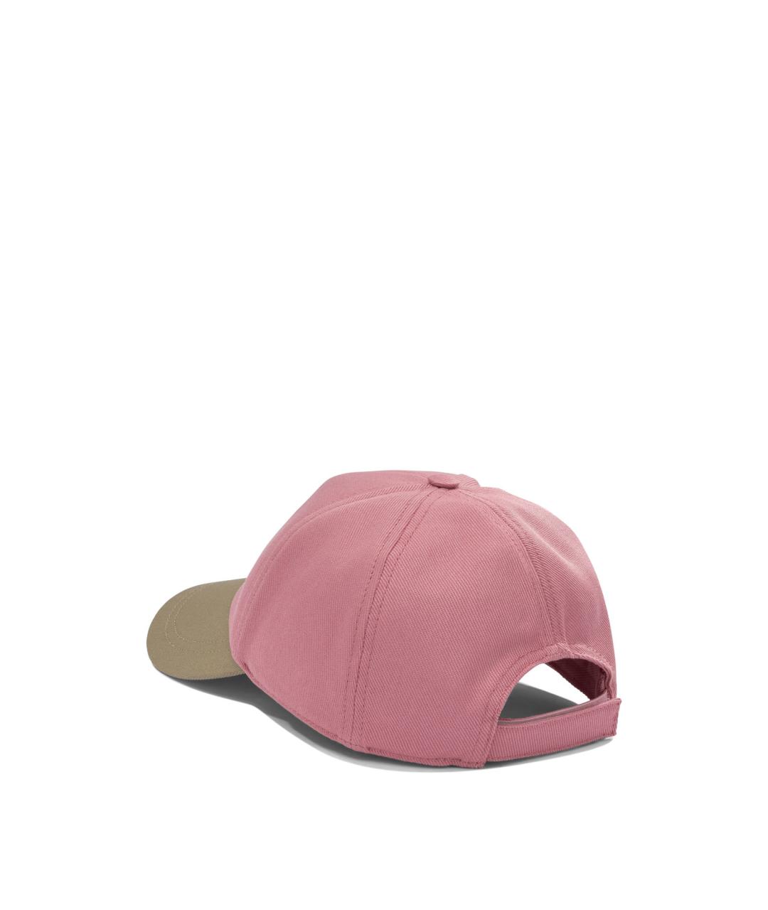 MIU MIU Розовая хлопковая кепка, фото 3