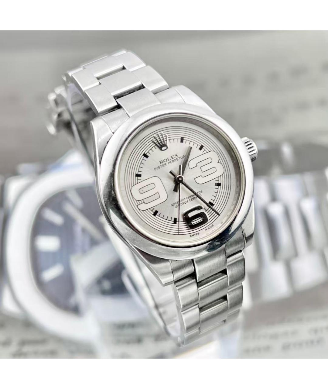 ROLEX Серебряные часы, фото 4