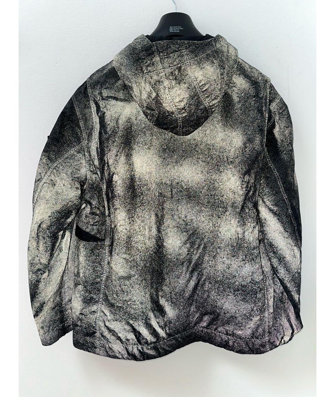 STONE ISLAND Антрацитовая полиамидовая куртка, фото 2