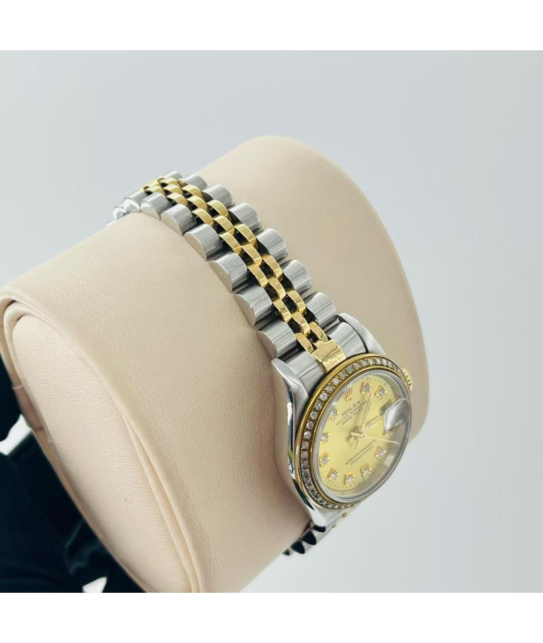 ROLEX Желтые часы, фото 4