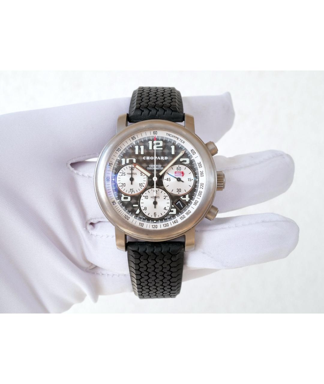 CHOPARD Черные металлические часы, фото 3