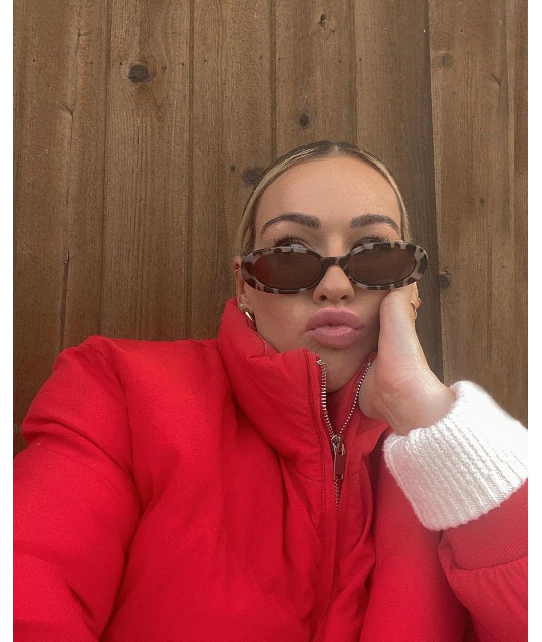 LE SPECS Коричневые пластиковые солнцезащитные очки, фото 6