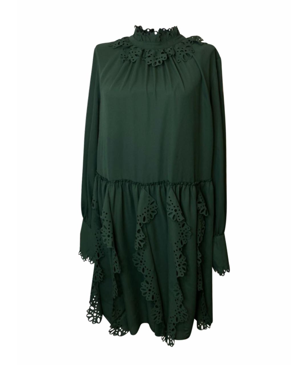 SEE BY CHLOE Зеленые полиэстеровое повседневное платье, фото 1