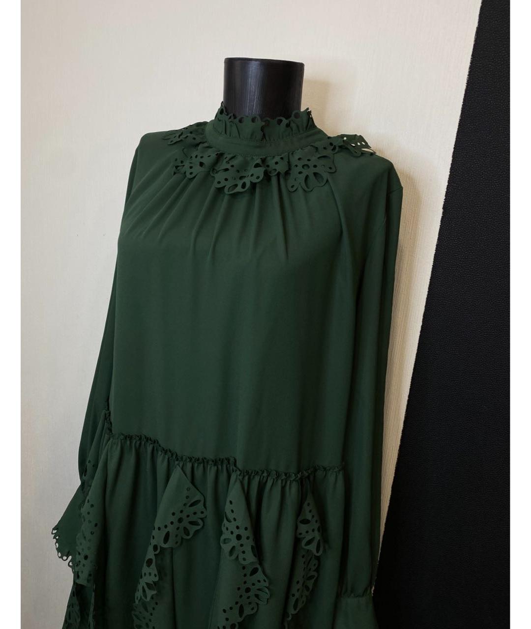 SEE BY CHLOE Зеленые полиэстеровое повседневное платье, фото 4