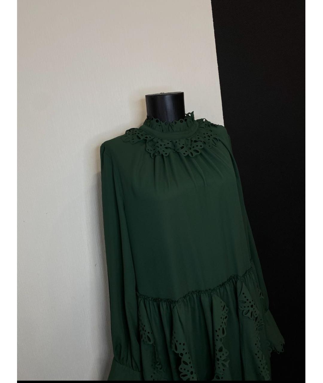 SEE BY CHLOE Зеленые полиэстеровое повседневное платье, фото 3